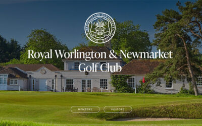 New website for Royal Worlington & Newmarket Golf Club